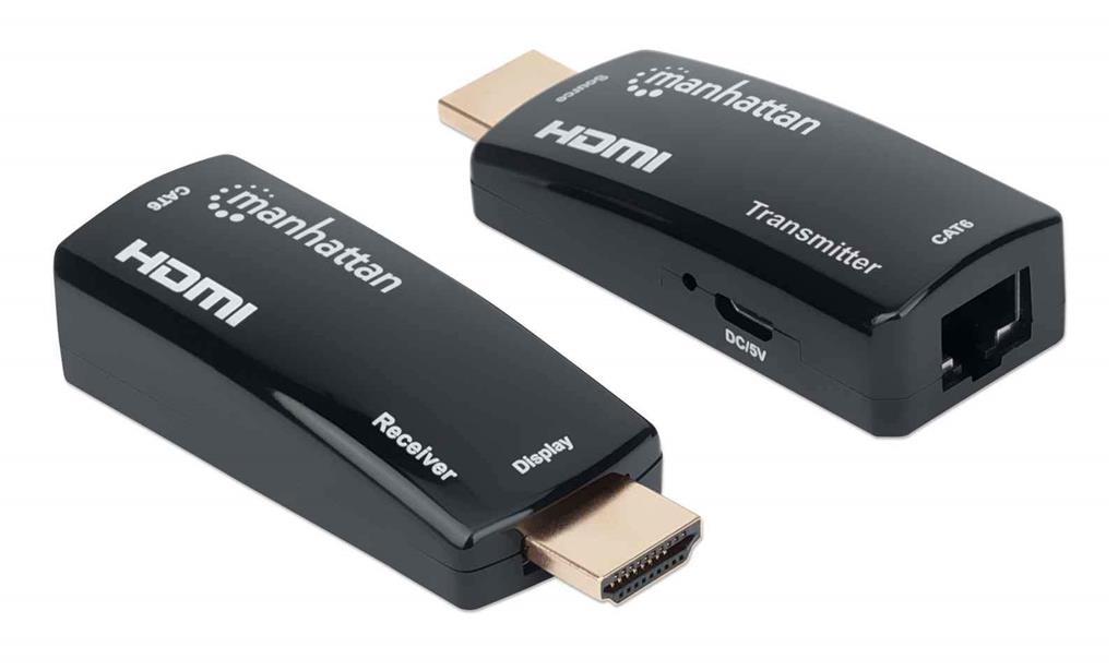 Kit extensor compacto HDMI a través de Ethernet de 1080p Extiende dist[...]