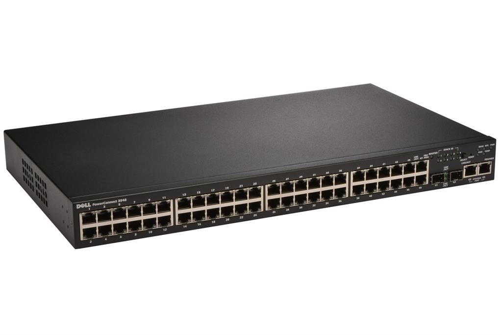 SWITCH DELL POWERCONNECT 3548, 48 PORTS FAST ETHERNET 10/100