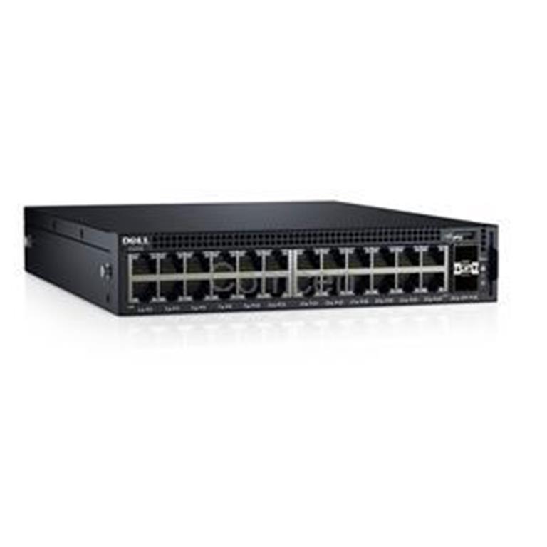 SWITCH DELL X1026 SMART WEB ADMNISTRABLE, 24 PUERTOS 1GbE + 2 PUERTOS SFP 1GbE