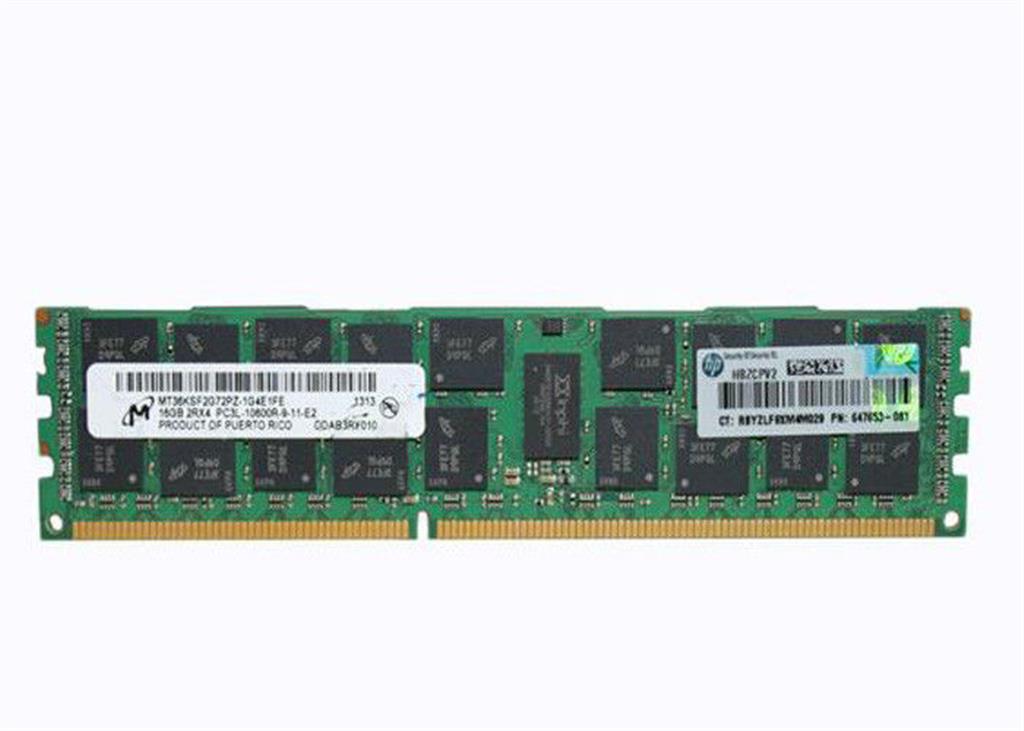 MEMORIA HP 16GB 2Rx4 PC3L-10600R-9 Kit
