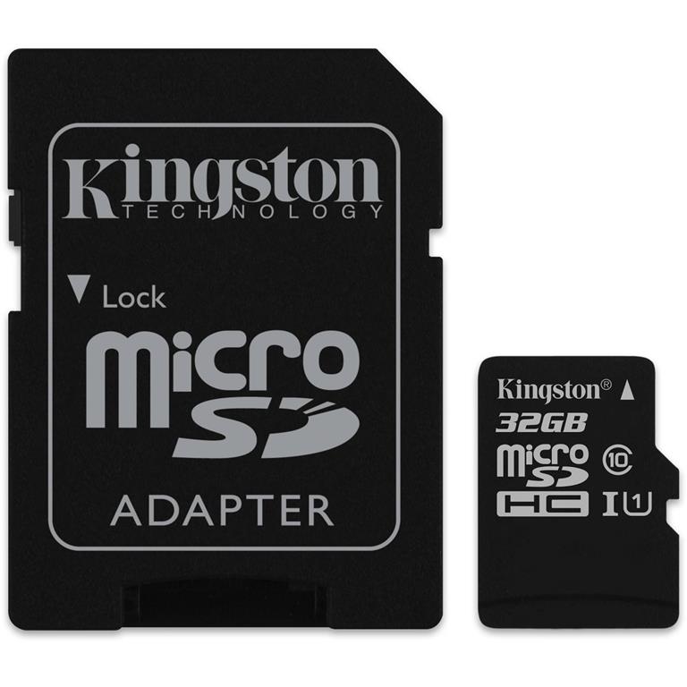MEMORY CARD KINGSTON 32GB microSDHC Class 10 Flash