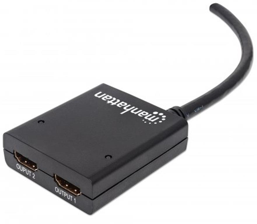 Splitter HDMI
HDMI 1.3, 2 puertos, cable integrado