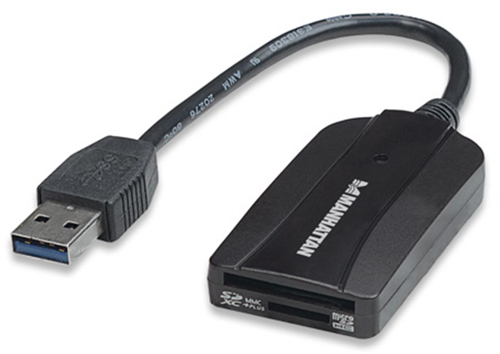 Unidad Lectora de Múltiples Tarjetas USB 3.0
USB de Súper Velocidad, Unidad Lectora Externa de Múlti
