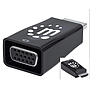 Micro Convertidor HDMI a VGA con salida de audio HDMI Macho a VGA Hemb[...]