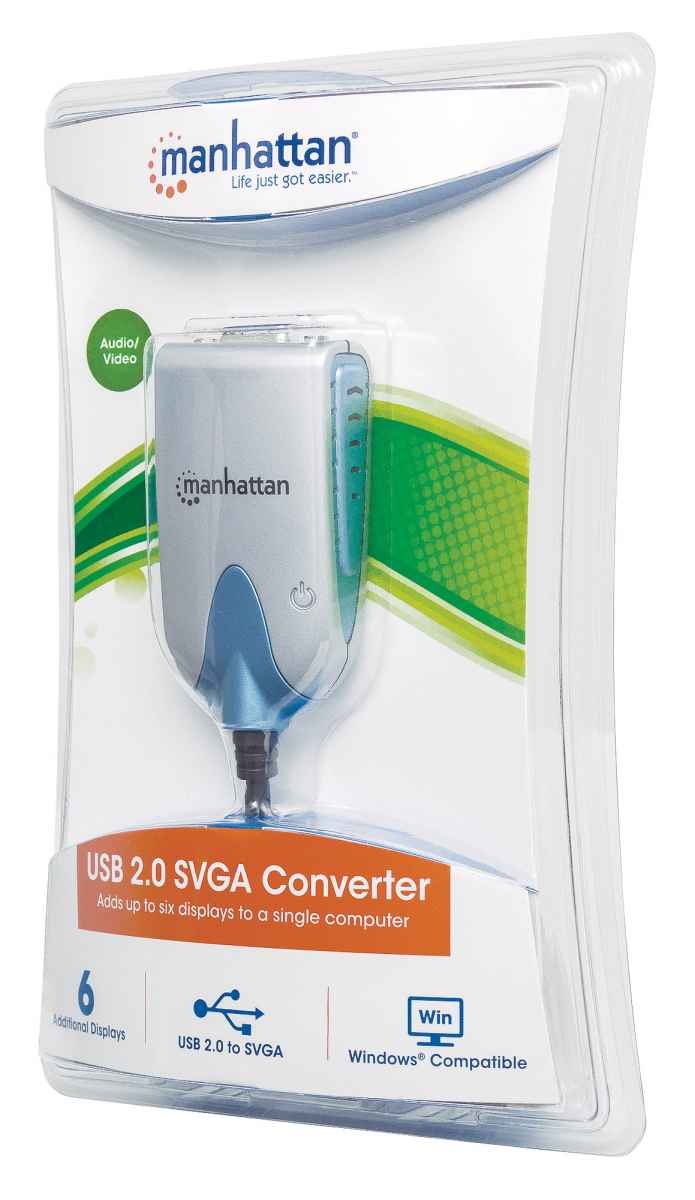 Manhattan ADAPTADOR  USB to SVGAConecte fácilment[...]