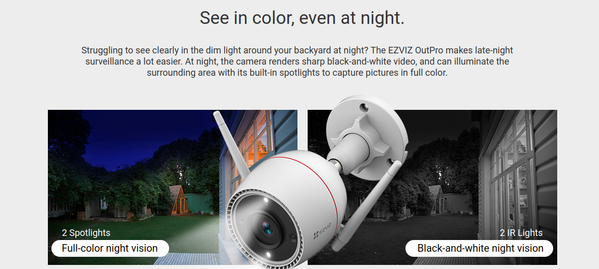 CAMARA WIFI PARA EXTERIOR, 3MP, IP67, SIRENA Y LUZ ESTROBO, AUDIO BIDIRECCI[...]