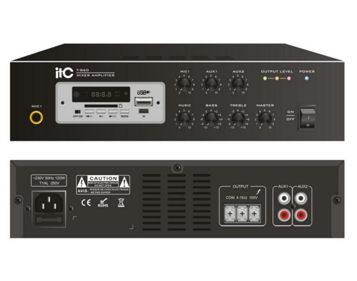 AMPLIFICADOR BLUETOOTH *POTENCIA 60W * SALIDA PARL[...]