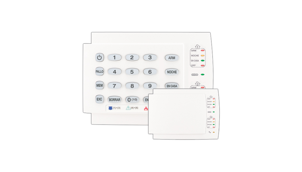 TECLADO LED CABLEADO DE 10 ZONAS Y 2 PARTICIONES* [...]