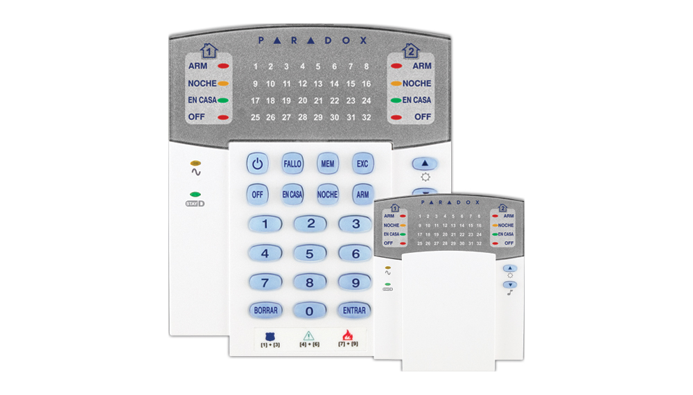 TECLADO LED CABLEADO 32 ZONAS Y 2 PARTICIONES * LU[...]