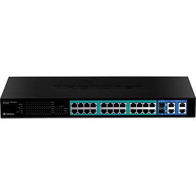 SWITCH POE WEB SMART DE 24 PUERTOS 10/100 MBPS*4 P[...]