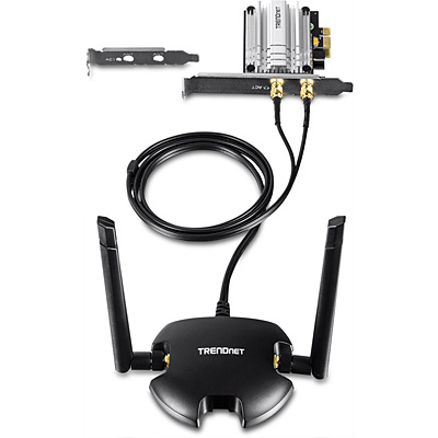 TARJETA  INALAMBRICA PCI-EXPRESS* AC1200*300MBPS*8[...]