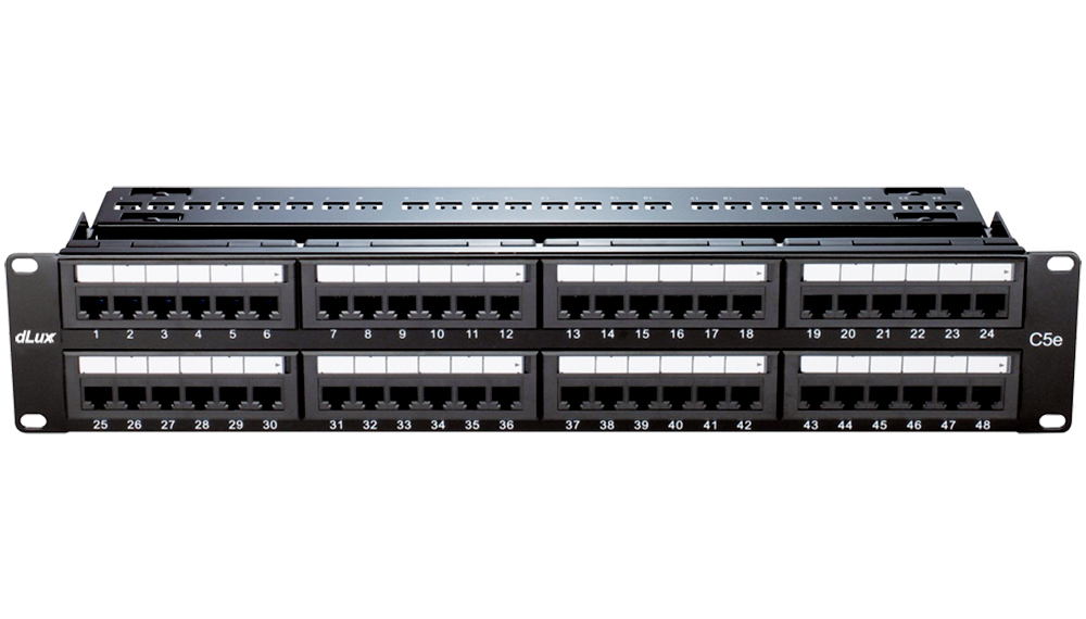PATCH PANEL* CAT6 *19" * 48 PUERTOS  *CON SOPORTE [...]
