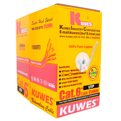 CABLE UTP CATEGORIA 6 *23AWG *4P * 305 METROS *100% COBRE CUMPLE CON C[...]