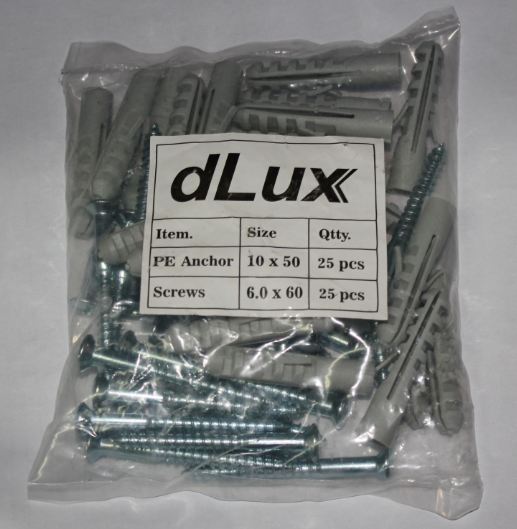 TORNILLOS CON TARUGOS #10 * METALICOS*BOLSAS DE 25[...]
