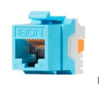 MODULAR JACK CAT6+ * RJ45-ESTILO KEY CONNECT*FRENT[...]