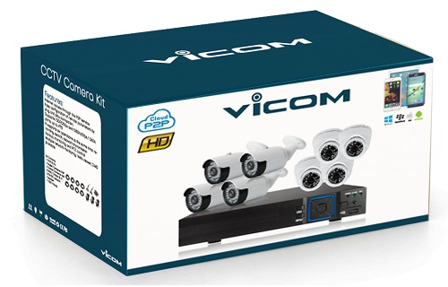 KIT 8 CAMARAS AHD METALICAS 1.3MP IR30M IP66 [...]