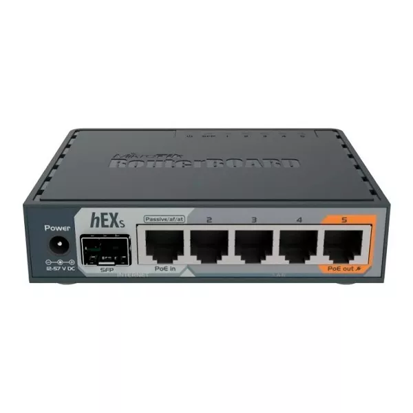 ROUTER BOARD HEX S*5 PUERTOS GIGABIT*PUERTO SFP*CP[...]