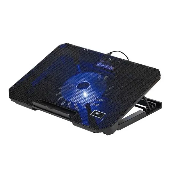 COOLER P/PORTATIL 17" NEGRO*COOLER LED AZUL*USBx2*VENTILADOR REGULABLE[...]