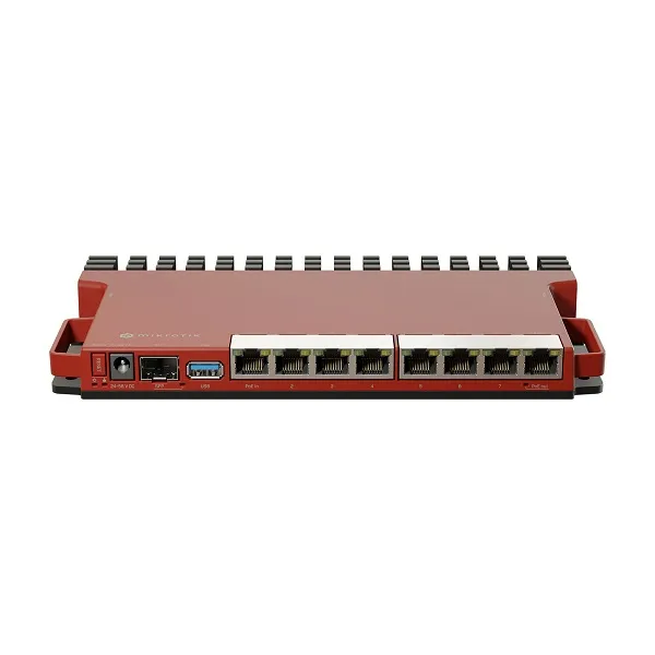 ROUTER BOARD*8 PUERTO GIGA*1SFP 2.5G*CPU DUAL CORE 800MHZ* RAM 512MB* SOPOR[...]