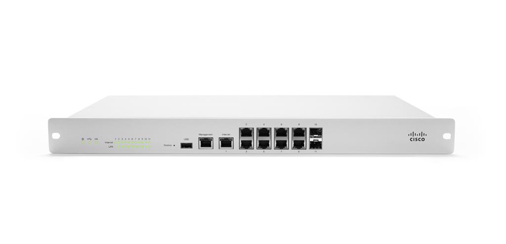 Meraki MX100 Cloud Managed Security Appliance
- Co