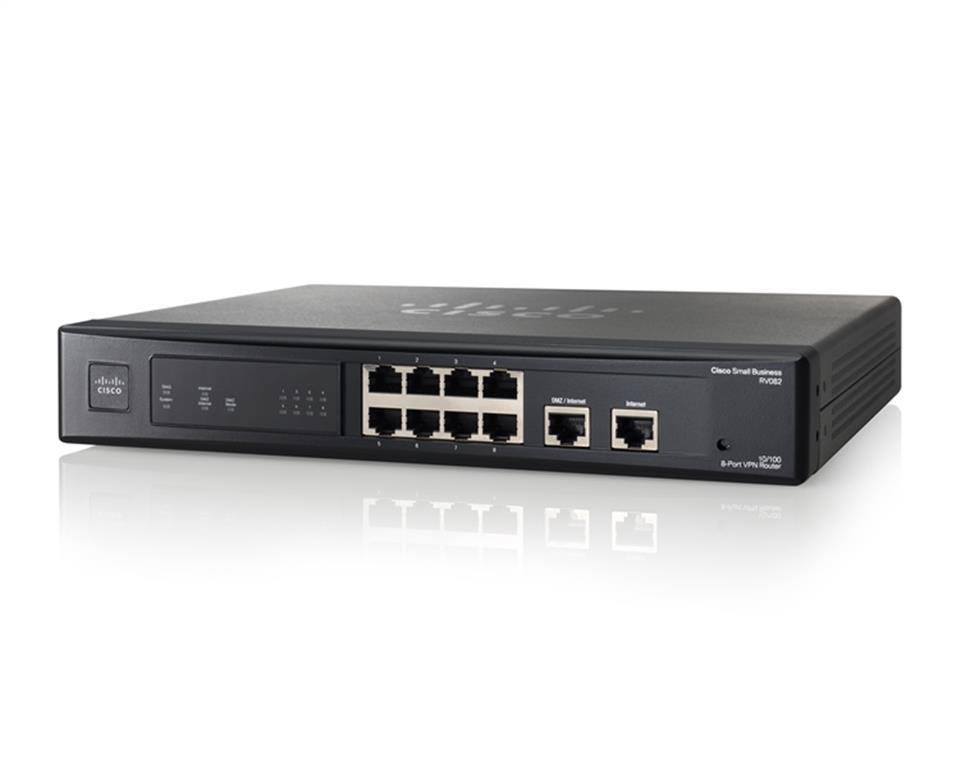 Cisco Small Business RV082 - Router - 8-port switch