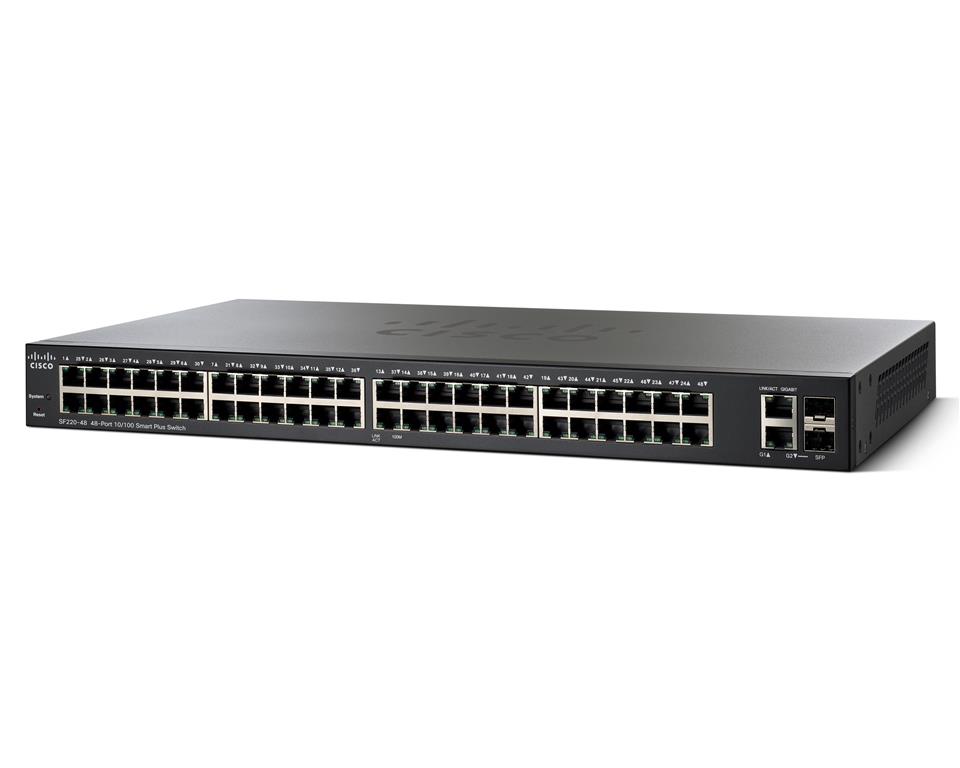 Cisco Small Business Smart Plus SF220-48 - Switch 