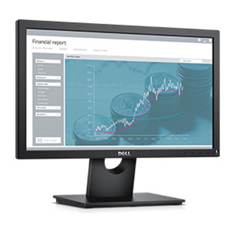 DELL MONITOR LED 18.5", MODELO E1916H, 1366 x 768 at 60 Hz, DP/VGA, 36 MESES GARANTIA
