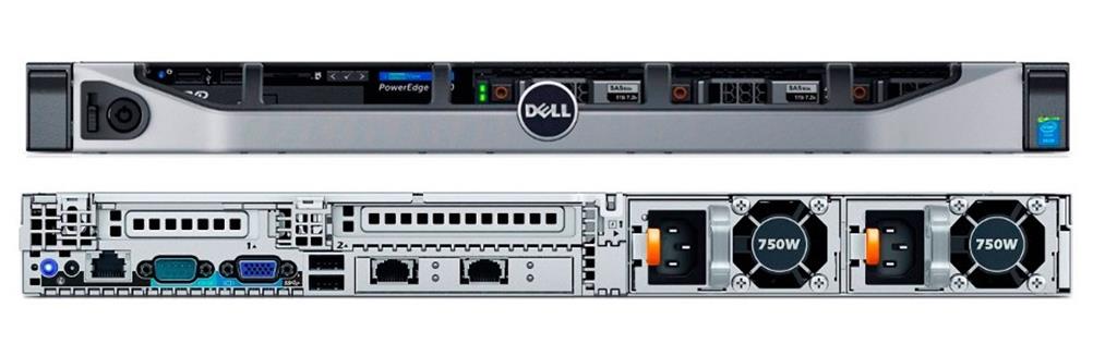 SERVIDOR RACKEABLE POWEREDGE R430, INTEL XEON E5-2609v4 1.7GHZ 8C, 8GB MEMORIA, HDD 2TB SATA HOTPLUG