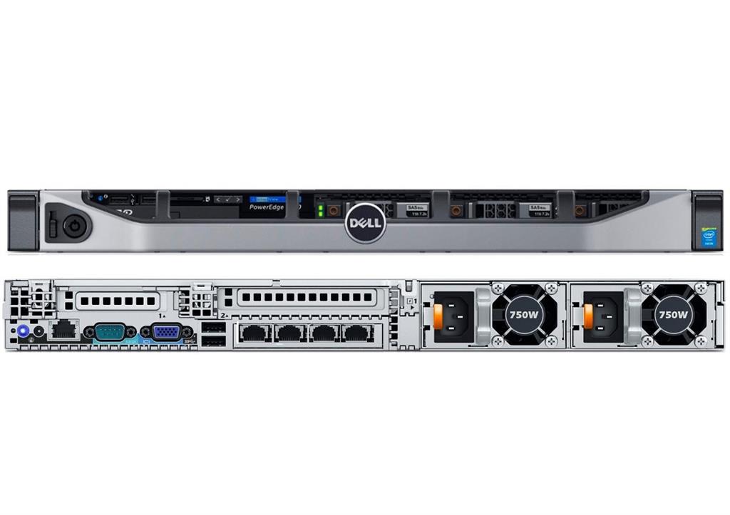 SERVIDOR RACKEABLE POWEREDGE R630, INTEL XEON E5-2630v3 2.4GHZ 8C, 16GB MEMORIA, HDD 300GB 10K SAS