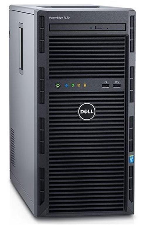 SERVIDOR POWEREDGE DELL T130, INTEL XEON E3-1220v5 3.0GHZ QUAD CORE, 8GB MEMORIA, HDD 2TB SATA