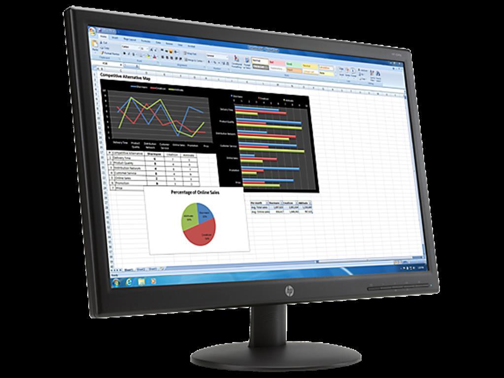 MONITOR HP V241P, 23.6" LED BACKLIIGHT
Display specifications
Display size (diagonal)59,94 cm (23.6'
