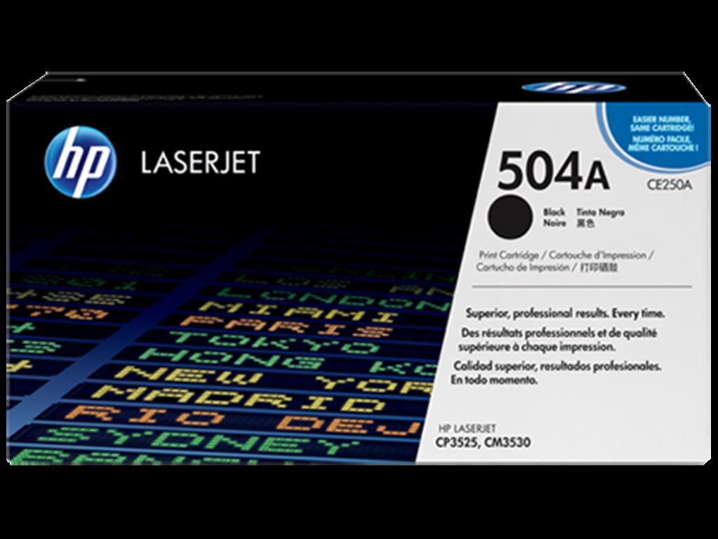 BLACK PRINT CARTRIDGE WITH COLORSPHERE TONER
COMPATIBILITY: HP COLOR LASERJET CM3530 & CP3525 SERIES