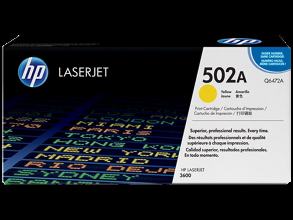 LA TONER CART YLW COLOR LASERJET 3600
HP COLOR LAS