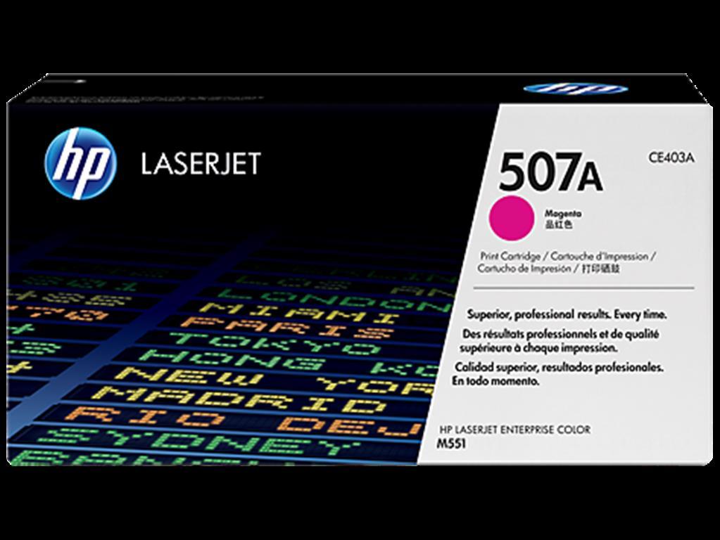 TONER HP MAGENTA 507A P/LASERJET COLOR  M551DNTON[...]