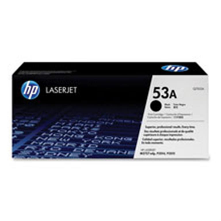 TONER NEGRO PARA LASERJET P2014, P2015
HP LASERJET Q7553A BLACK PRINT CARTRIDGE
TONER NEGRO PARA LAS