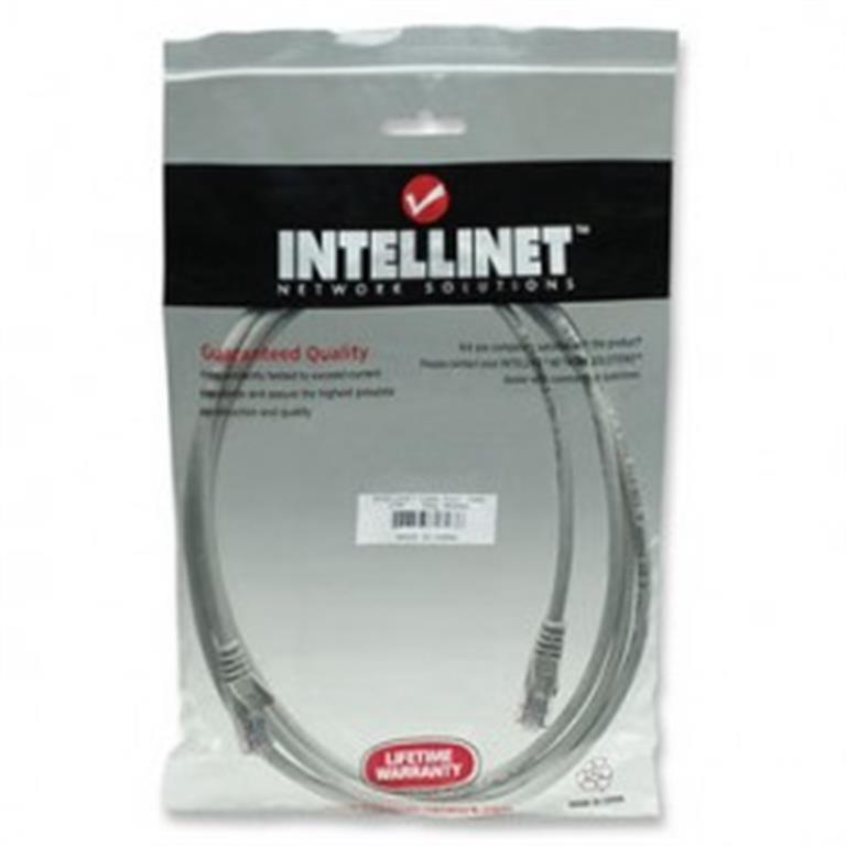 Intellinet PATCH CABLE Cat 6, 7ft, GRIS