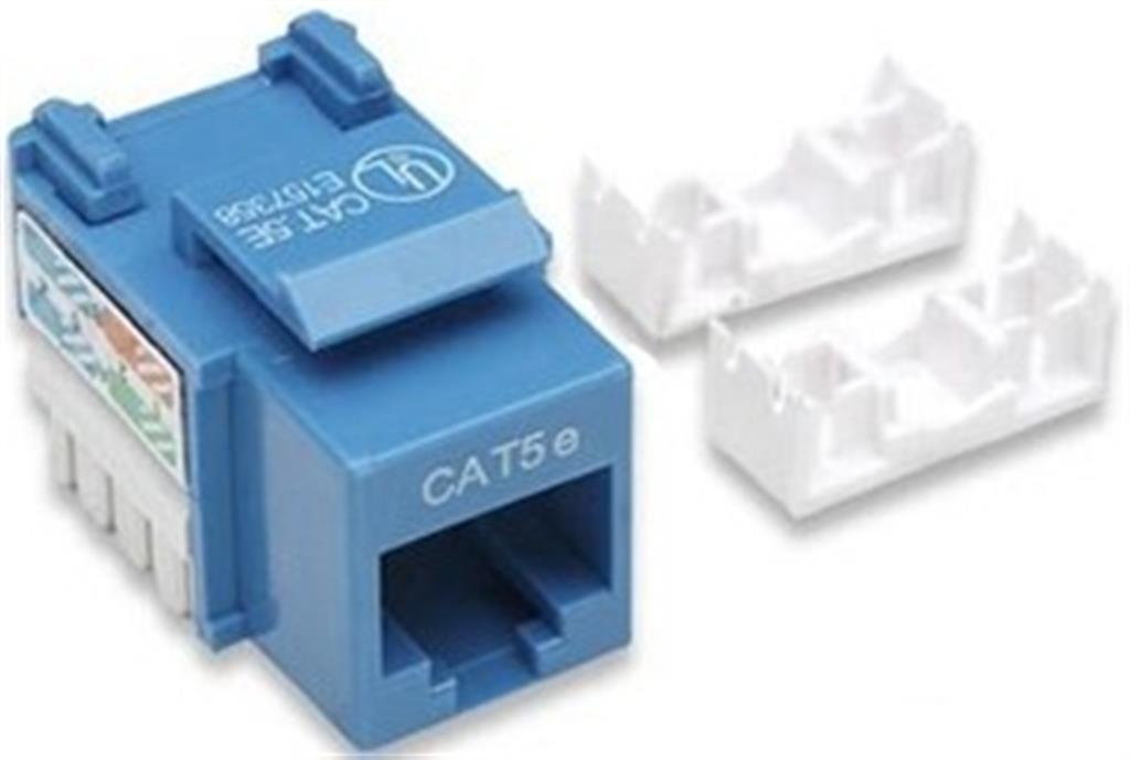 INTELLINET  CONECTOR Cat5e keystone jack- AZUL
De 