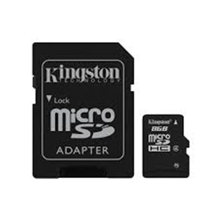 MEMORY CARD KINGSTON 8GB microSDHC Class 4 Flash Card
MEMORY CARD KINGSTON 8GB microSDHC Class 4 Fla