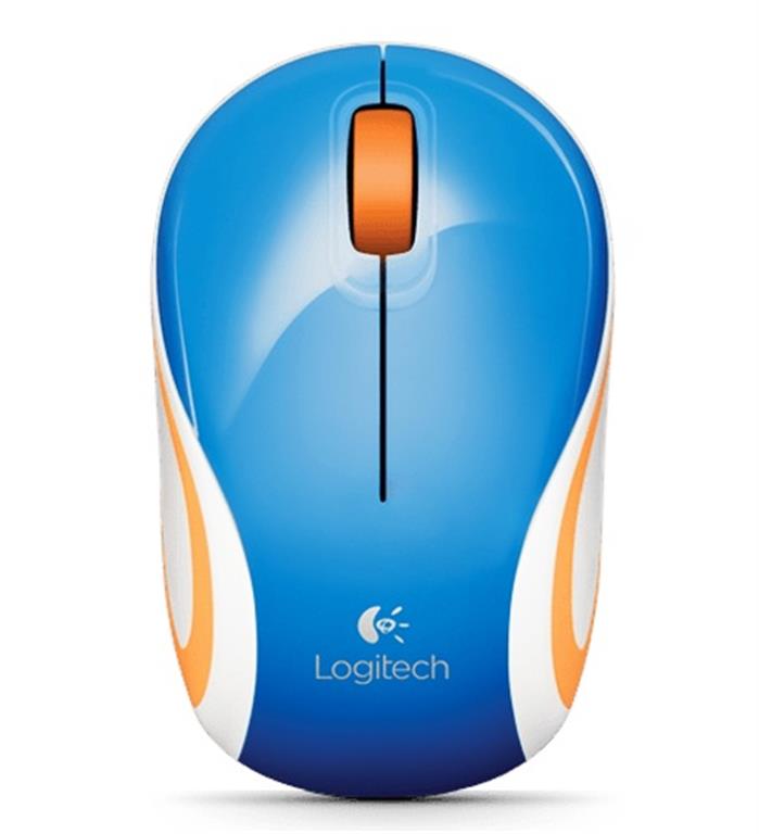 Wireless Mouse M187 Azul/Naranja
Mouse Inalámbrico M187 Azul/Naranja
Mouse de bolsillo que ofrece un