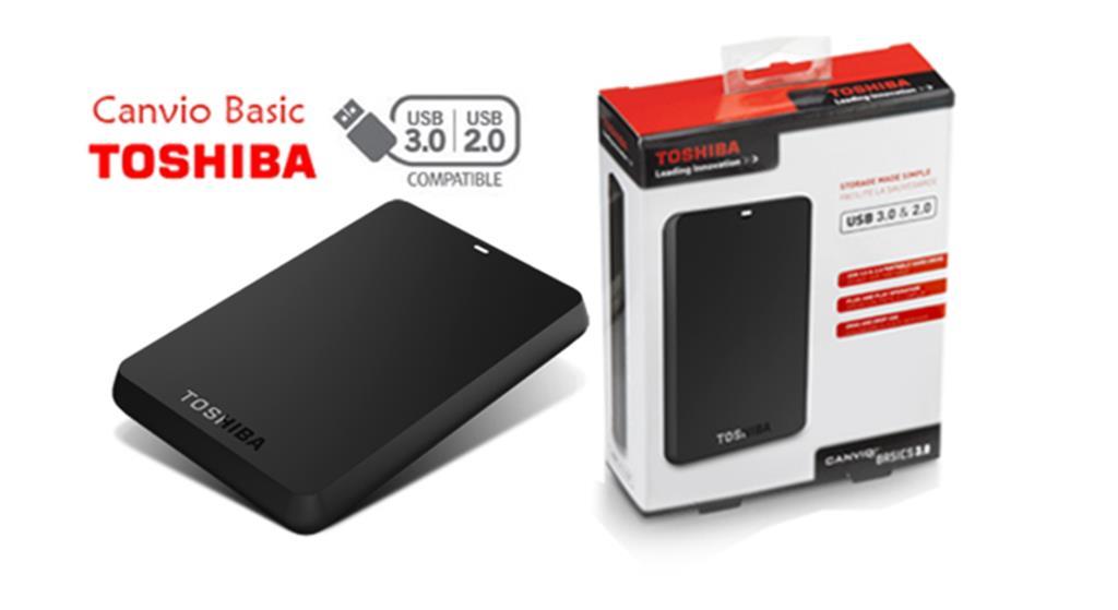 DISCO EXTERNO CANVIO BASICS 1 TERA USB 3.0  2.5" 8MB CACHE
COLOR NEGRO