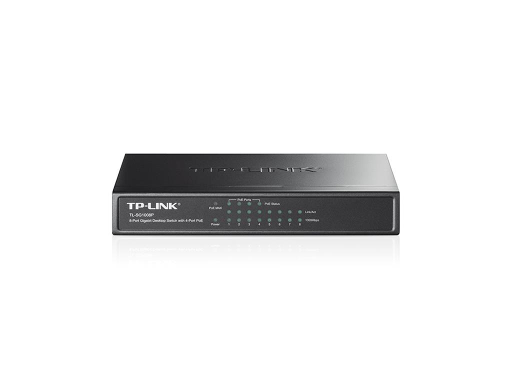 Switch de Escritorio de 8 Puertos Gigabit con 4 Pu[...]