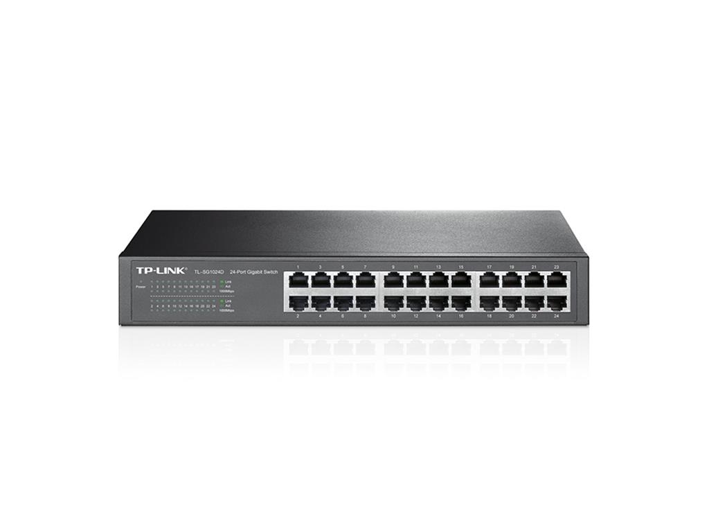 Switch Gigabit 24 puertos montaje en escritorio / 
