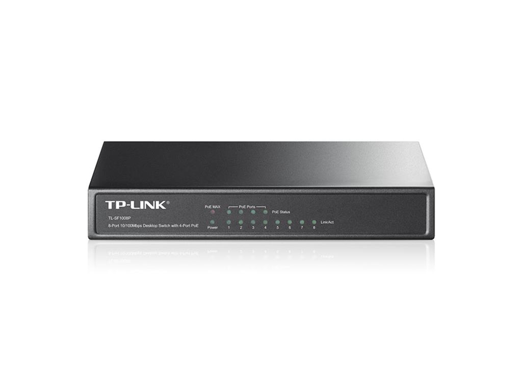 Switch PoE de Escritorio de 8 Puertos de 10/100Mbp[...]