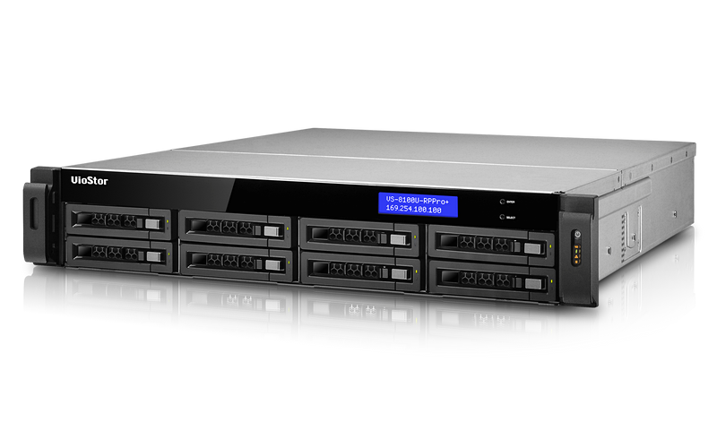 VS-8124U-RP Pro+ Ultra-high performance 8-bay NVR server for Enterpris