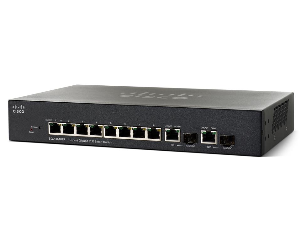 Switch-L3-managed-8x10/100/1000(PoE+)+2xcomboGigab