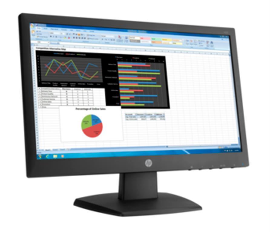 MONITOR HP V223, 21.5", RES. 1920 x 1080, VGA/DVI
