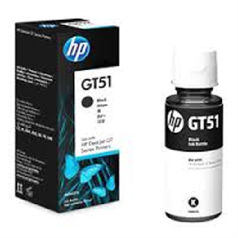BOTELLA DE TINTA HP COLOR BLACK GT51 PARA HP DESKJ