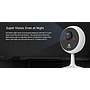 CAMARA WIFI PARA INTERIOR, 2MP, BASE MAGNETICA VISION NOCTURNA, AUDIO BIDIR[...]