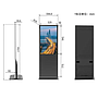 TOTEM PUBLICITARIO 43" PANTALLA TOUCH 4K*60Hz REFRESH*WIFI 2.4GHz*ANDROID 1[...]