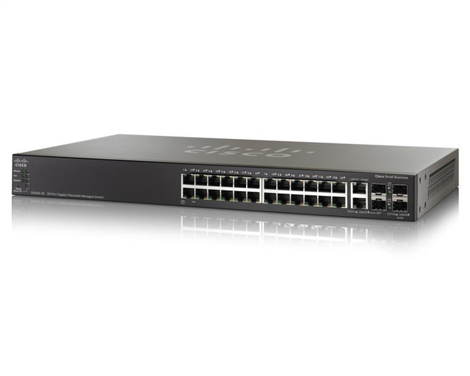 Cisco SG500-28 28-port Gigabit Stackable Managed S